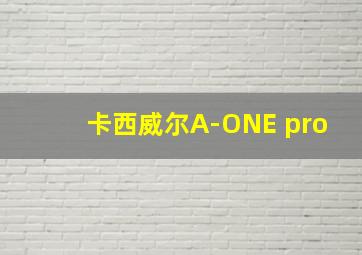 卡西威尔A-ONE pro